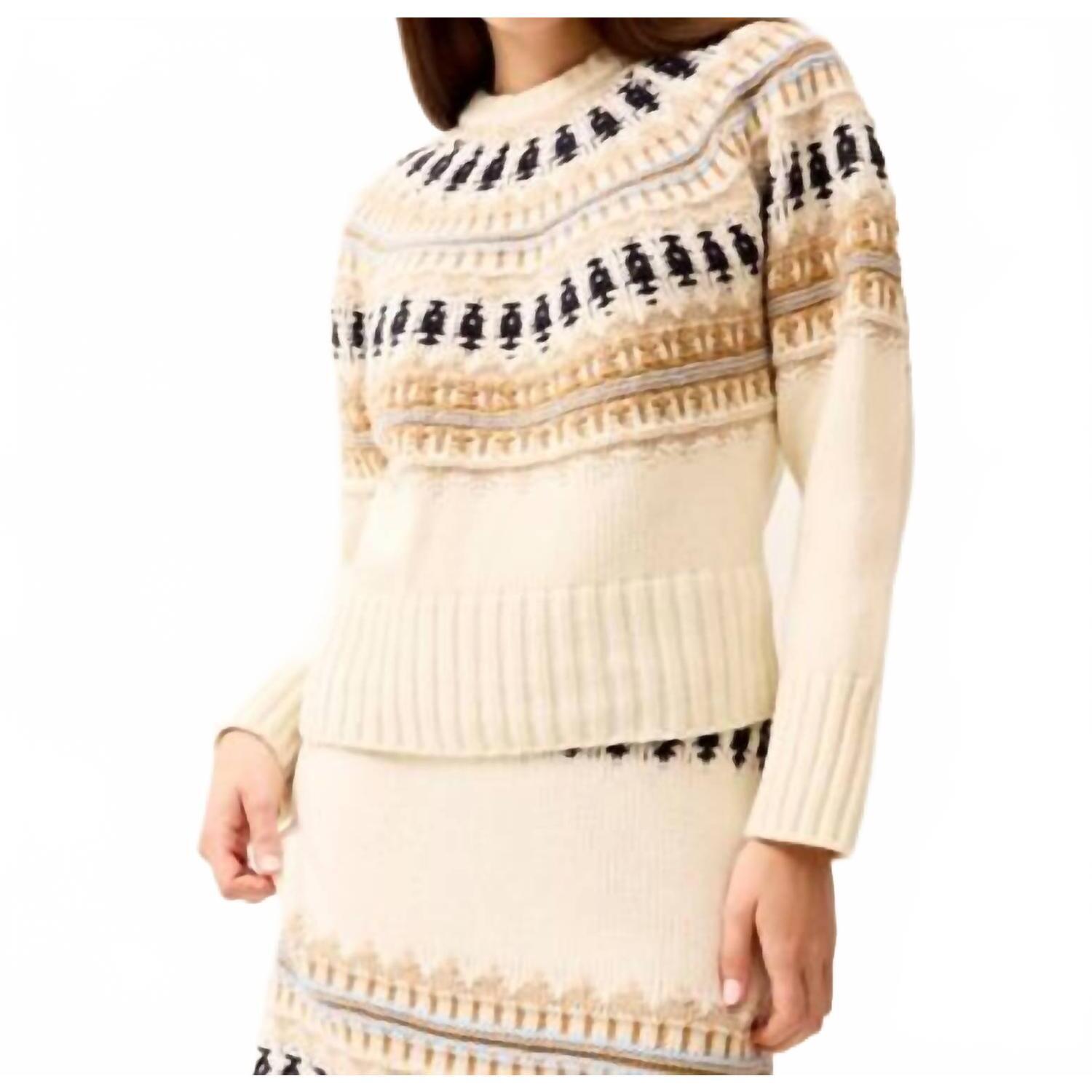 New Marie Oliver Dion Sweater In Snowflake